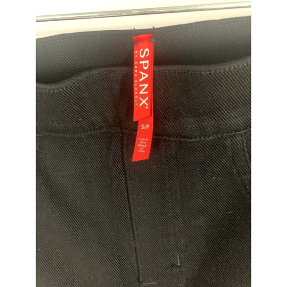 Spanx Ankle Length Jeggings Leggings Black Stretch Pants Size S/P - Picture 2 of 3